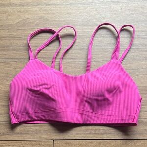 Like a cloud pink sports bra